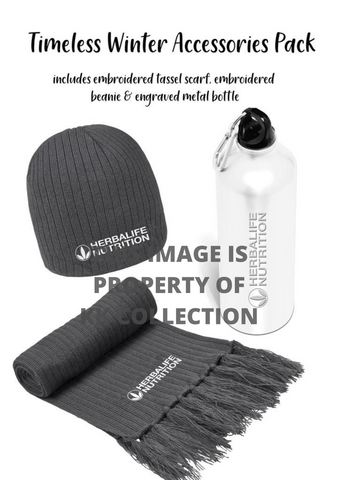 Timeless grey winter accessory pack