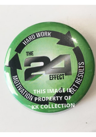24 effect green button