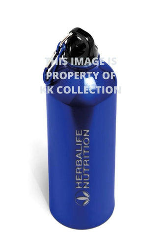 Electric Blue Metal Bottle