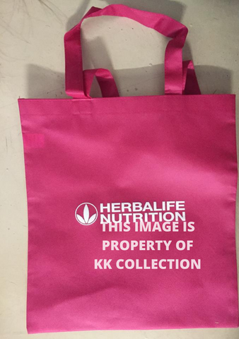 Pink Branded Shopper Bag