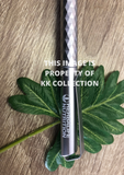Silver branded metallic pen