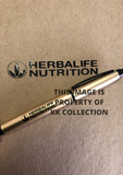 Gold Branded Matt Metallic Pen with Stylus