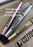 Silver Branded Matt Metallic Pen with Stylus