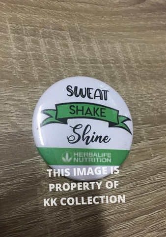 Sweat Shake Shine Button