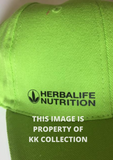 Lime Green cap with small black branding