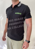 Men’s Black golf shirt Tee with embroidered branding