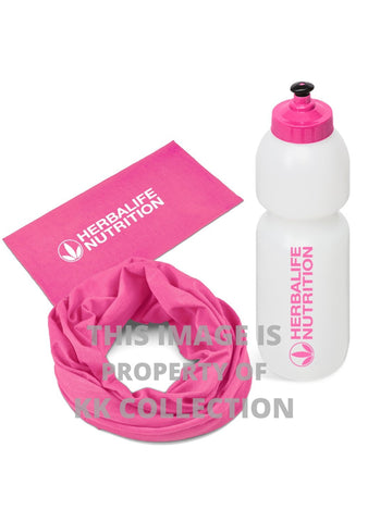 On the Go Pack Pink Buff & Bottle