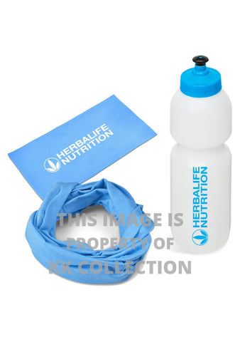 On the Go Pack Turquoise Buff & Bottle