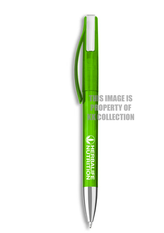 Lime Green branded pen