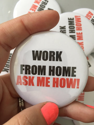 Work from home button single item